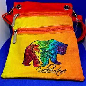 Yellowstone (from Yellowstone NP) Canvas adjustable Crossbag